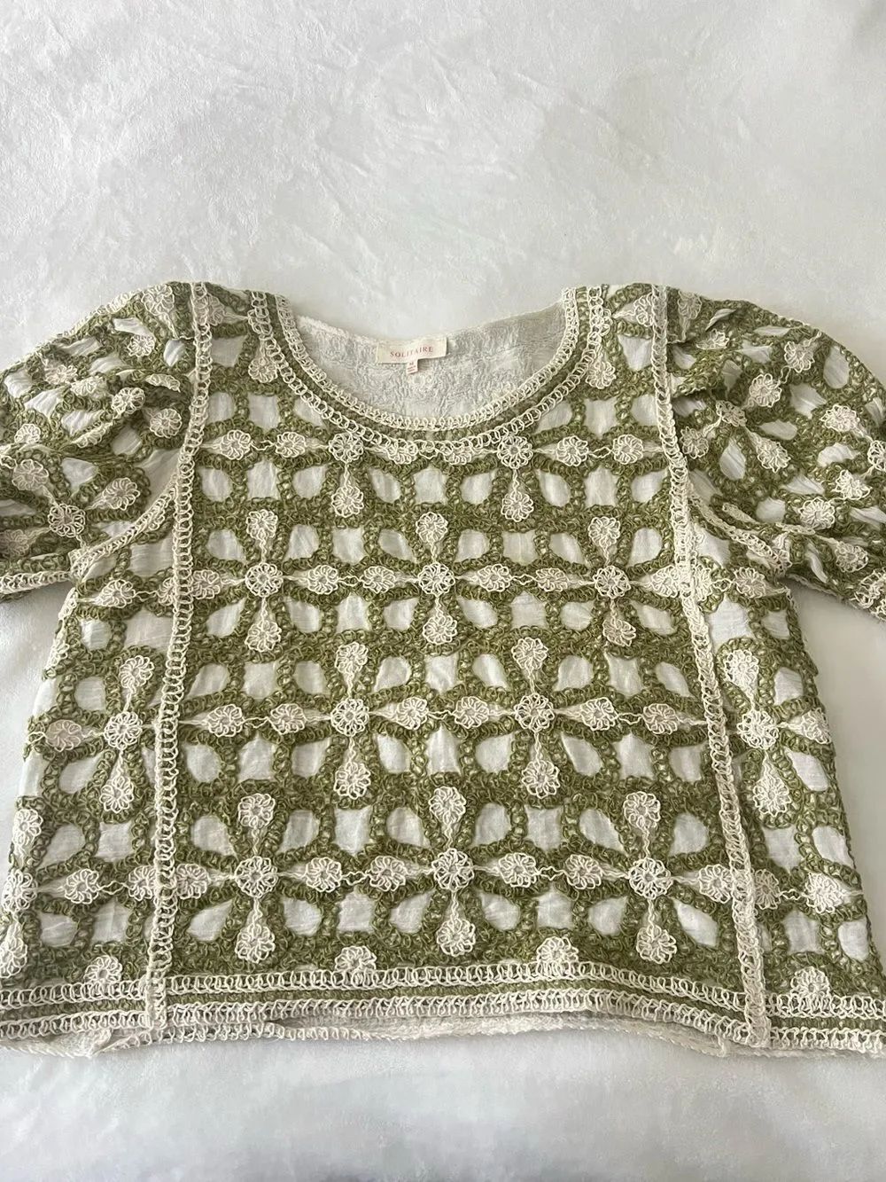 Solitaire Crochet Top size Médium
